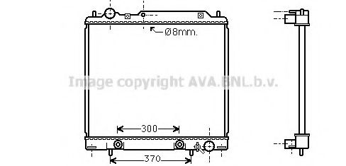 Imagine Radiator, racire motor PRASCO MT2158