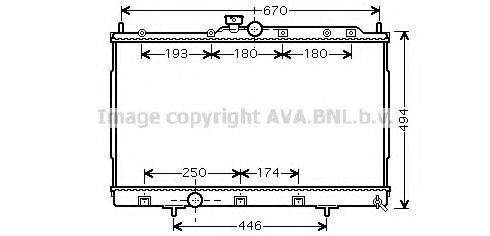 Imagine Radiator, racire motor PRASCO MT2183