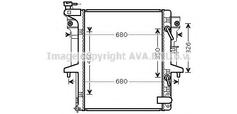 Imagine Radiator, racire motor PRASCO MT2204