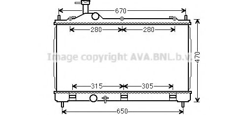 Imagine Radiator, racire motor PRASCO MT2256