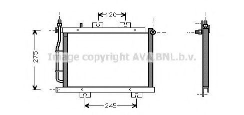 Imagine Condensator, climatizare PRASCO MT5108