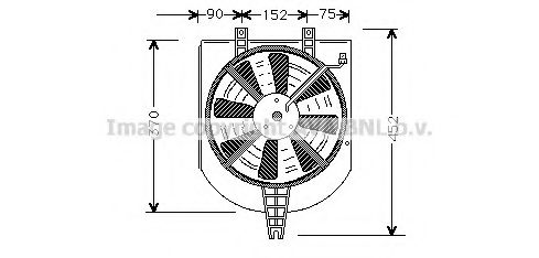 Imagine Ventilator, radiator PRASCO MT7501