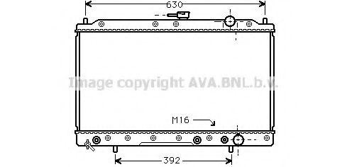 Imagine Radiator, racire motor PRASCO MTA2046