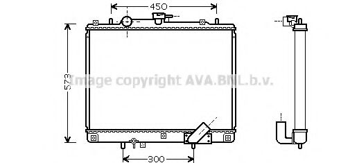 Imagine Radiator, racire motor PRASCO MTA2162