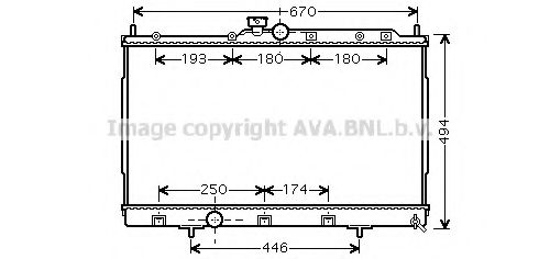 Imagine Radiator, racire motor PRASCO MTA2183