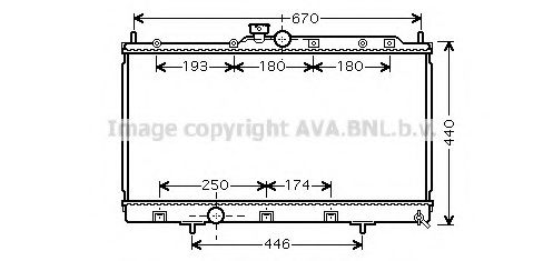 Imagine Radiator, racire motor PRASCO MTA2199