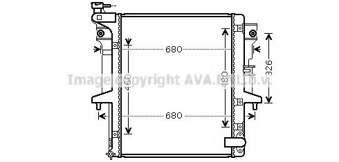 Imagine Radiator, racire motor PRASCO MTA2202