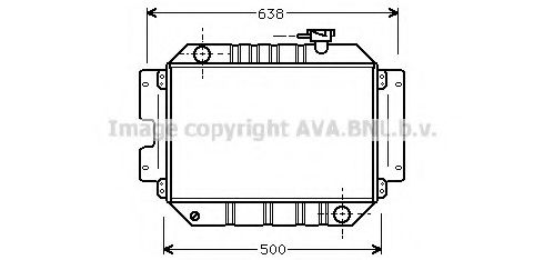 Imagine Radiator, racire motor PRASCO MZ2005