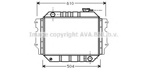 Imagine Radiator, racire motor PRASCO MZ2009