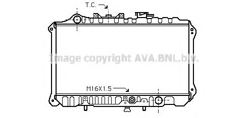 Imagine Radiator, racire motor PRASCO MZ2012