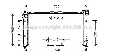 Imagine Radiator, racire motor PRASCO MZ2072