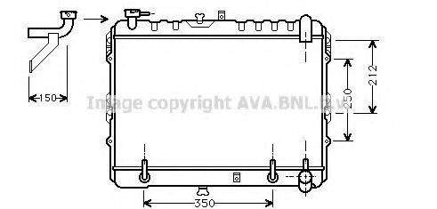 Imagine Radiator, racire motor PRASCO MZ2099