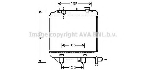 Imagine Radiator, racire motor PRASCO MZ2172