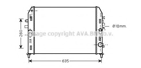 Imagine Radiator, racire motor PRASCO MZ2205