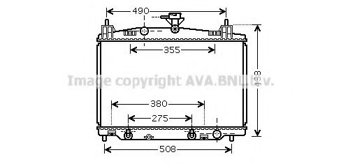 Imagine Radiator, racire motor PRASCO MZ2212