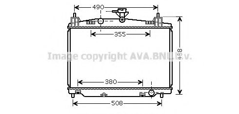 Imagine Radiator, racire motor PRASCO MZ2213