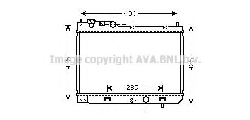 Imagine Radiator, racire motor PRASCO MZ2214