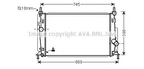 Imagine Radiator, racire motor PRASCO MZ2237