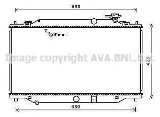 Radiator, racire motor PRASCO MZ2269 #1