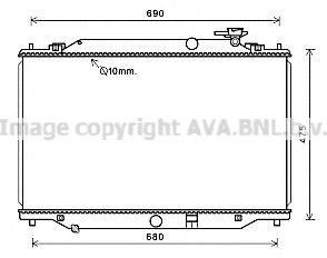 Imagine Radiator, racire motor PRASCO MZ2272