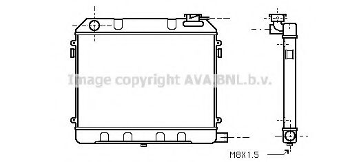 Imagine Radiator, racire motor PRASCO OL2012