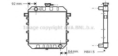 Imagine Radiator, racire motor PRASCO OL2014