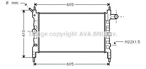 Imagine Radiator, racire motor PRASCO OL2023