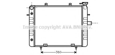 Imagine Radiator, racire motor PRASCO OL2037