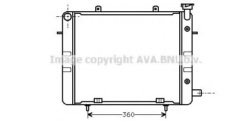 Imagine Radiator, racire motor PRASCO OL2040