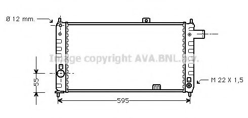 Imagine Radiator, racire motor PRASCO OL2050