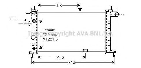 Imagine Radiator, racire motor PRASCO OL2067