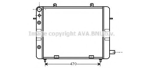 Imagine Radiator, racire motor PRASCO OL2083