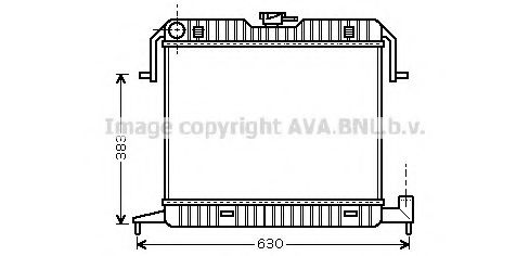 Imagine Radiator, racire motor PRASCO OL2087