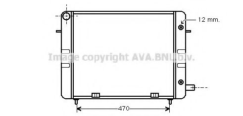 Imagine Radiator, racire motor PRASCO OL2104