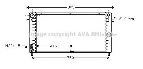 Imagine Radiator, racire motor PRASCO OL2106