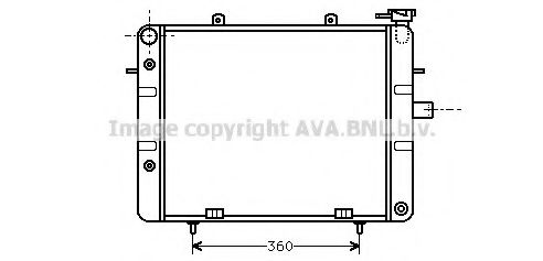 Imagine Radiator, racire motor PRASCO OL2125