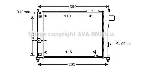 Imagine Radiator, racire motor PRASCO OL2140