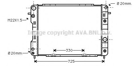 Imagine Radiator, racire motor PRASCO OL2198