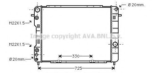 Imagine Radiator, racire motor PRASCO OL2249