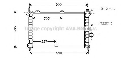 Imagine Radiator, racire motor PRASCO OL2266