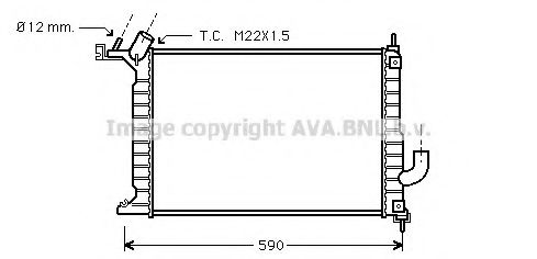 Imagine Radiator, racire motor PRASCO OL2275