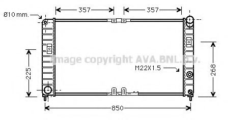 Imagine Radiator, racire motor PRASCO OL2284