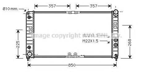 Imagine Radiator, racire motor PRASCO OL2286