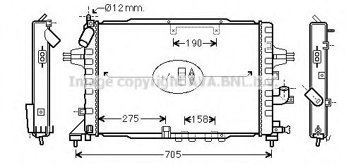 Imagine Radiator, racire motor PRASCO OL2365