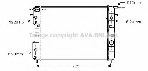 Imagine Radiator, racire motor PRASCO OL2407