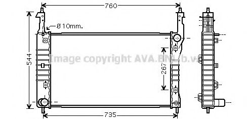 Imagine Radiator, racire motor PRASCO OL2432