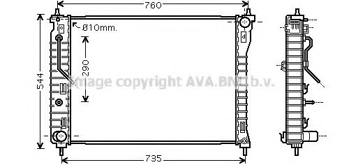 Imagine Radiator, racire motor PRASCO OL2434