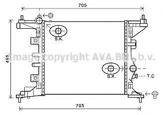 Imagine Radiator, racire motor PRASCO OL2568