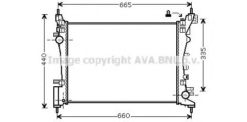 Imagine Radiator, racire motor PRASCO OL2574