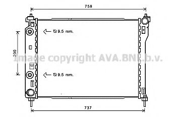 Imagine Radiator, racire motor PRASCO OL2626